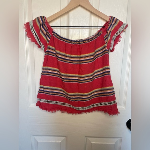 dRA Los Angeles by Anthropologie Off the Shoulder Bobo Top - Picture 4 of 5